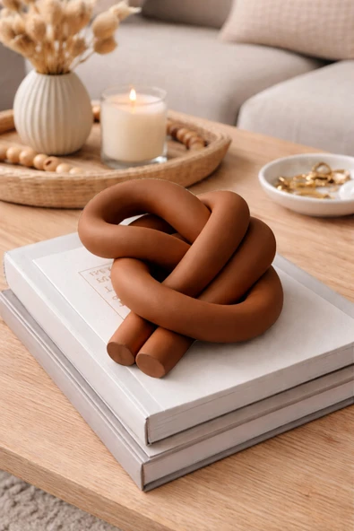 LayerOne Modern Düğüm Tasarım Biblo ürün görseli 1