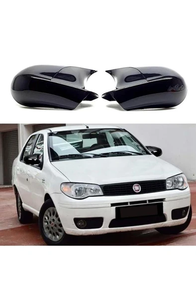 Fiat Albea Batman Yarasa Ayna Kapağı Piano Black 2002-2009 ürün görseli 1