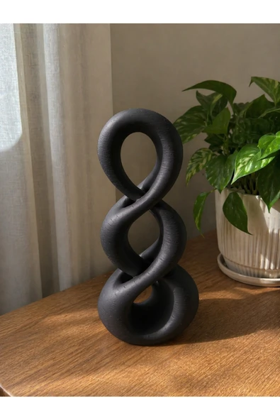 LayerOne Modern Sonsuzluk Formu Dekoratif Biblo - Resim 4