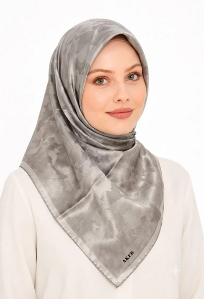Saf Sura İpek  Eşarp -AS7208704M-331 ürün görseli 1
