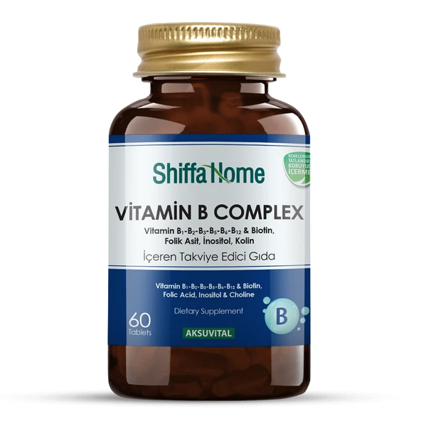 Shiffa Home Vitamin B Complex  60 Tablets ürün görseli 1
