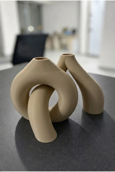 LayerOne Minimalist Tasarım Dekoratif Vazo ürün görseli 1