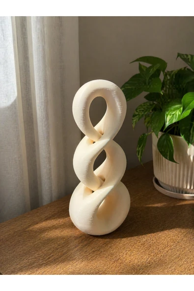LayerOne Modern Sonsuzluk Formu Dekoratif Biblo - Resim 2