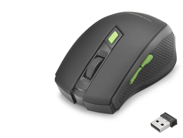 Kablosuz Mouse 800/1600 Dpi - Siyah HDX3404 ürün görseli 1