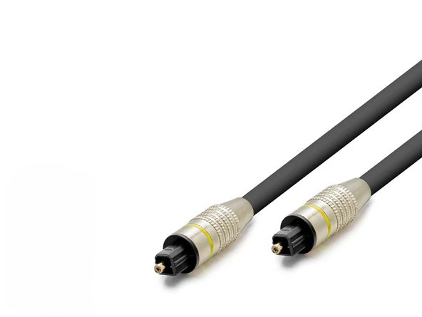 Fiber Optik Ses Kablosu 1.5 m Siyah HDX7804 ürün görseli 1