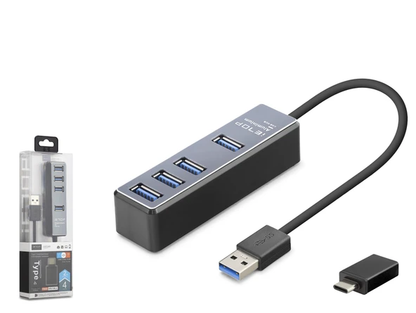 Type-c 3.1 Gen1 Hub 4 Port 5 Gbps TU309 ürün görseli 1