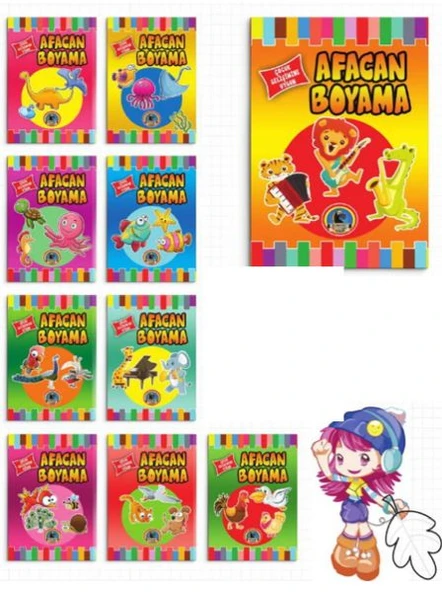Afacan Boyama (10 Takım) ürün görseli 1