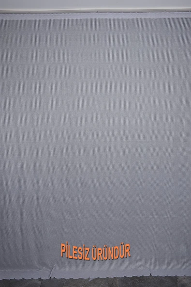 PETEK MODEL GRİ RENK TEK KANAT PİLESİZ Hazır dikilmiş Fon Perde 150*260 cm ürün görseli 1