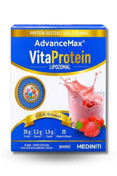 AdvanceMax Lipozomal VitaProtein 15 Saşe ürün görseli 1