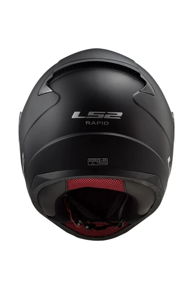 Kuzey Motor Rapıd Mat Siyah Kask - Resim 6