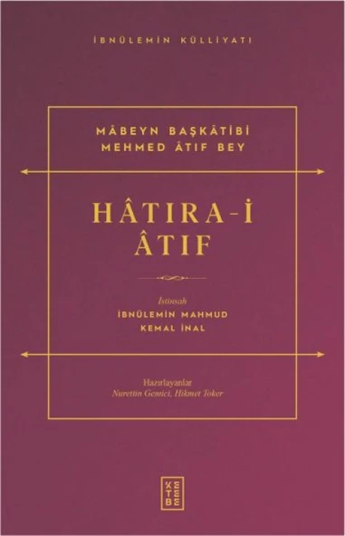 Hâtıra-i Âtıf ürün görseli 1