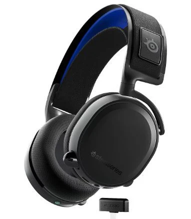 SteelSeries Arctis 7P+ Siyah Kablolu/Kablosuz Kulak Üstü Oyuncu Kulaklığı-AMBALAJ HASARLI (SIFIR KONDİSYONDA) ürün görseli 1