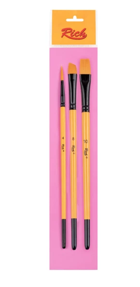 DreamArt Galery Rich Fırça Seti Karışık 3 Lü Set-10 ürün görseli 1