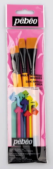 DreamArt Galery Pebeo 4'lü Fırça Seti - Set 10 ürün görseli 1