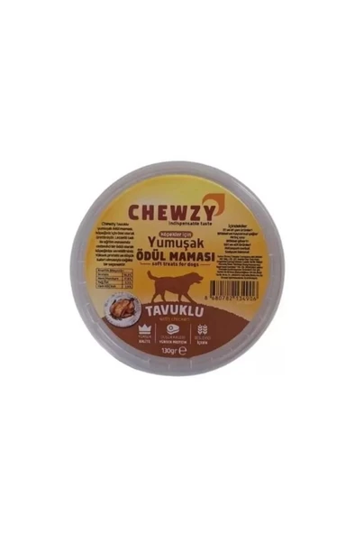 Chewzy Köpekler İçin Yumuşak Ödül Maması Tavuklu 130 gr ürün görseli 1