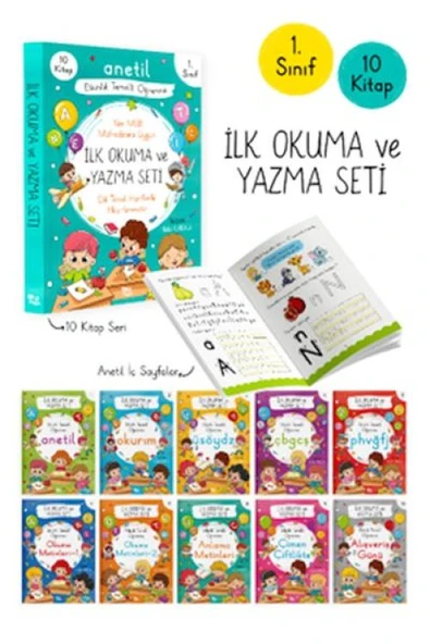 Anetil İlk Okuma ve Yazma Seti – 10 ürün görseli 1