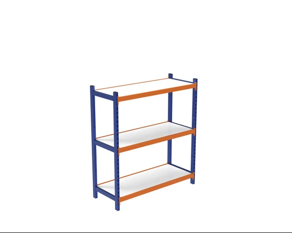 3 Katlı Ahşap Raflı İçten Oturmalı Hafif Rack - 3D Yazıcı Rafı, Depo Rafı  40x120 cm 200 cm ürün görseli 1