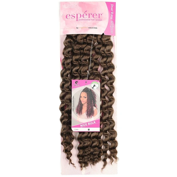 Nice Bulk Afro Su Dalgası / Koyu Kumral - Resim 2