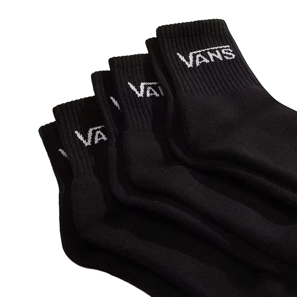 Vans Vn000qbwblk1 Classic Half Crew Çorap Siyah - Resim 2