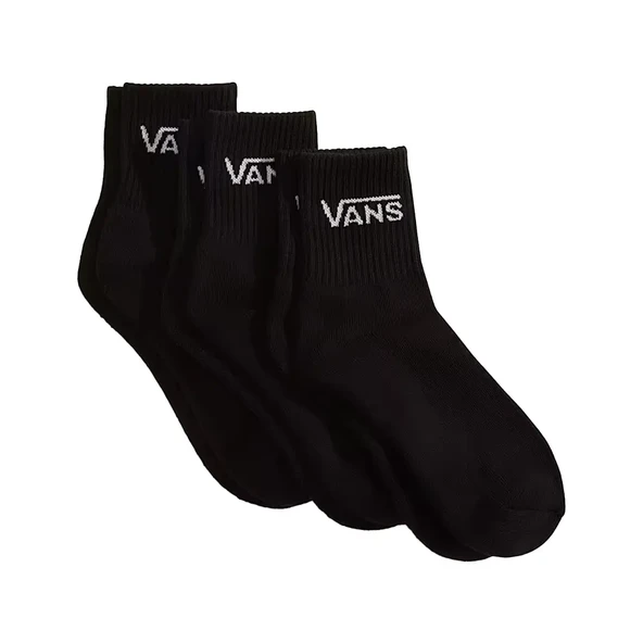 Vans Vn000qbwblk1 Classic Half Crew Çorap Siyah ürün görseli 1