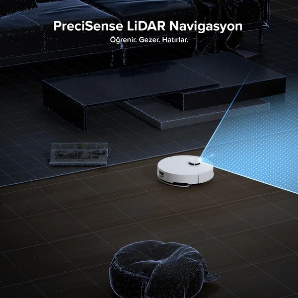Roborock S8 Pro Akıllı Robot Süpürge - Beyaz - Resim 7
