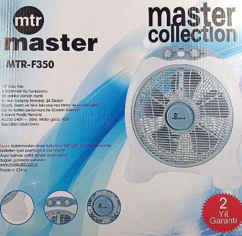 Master MTR-F350 Masa Üstü Vantilatör - Resim 2