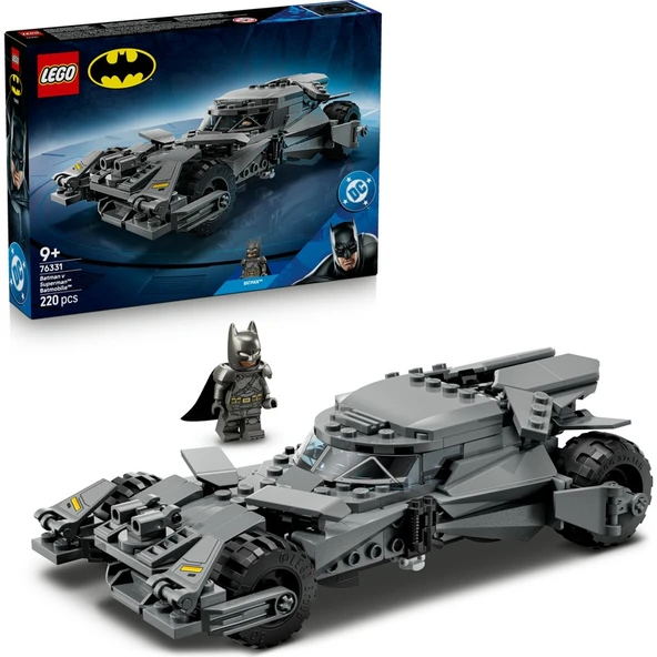 LEGO DC Batman Batman ve Superman Batmobile76331  9+ için Minifigür İçeren Yaratıcı Oyuncak Yapım Seti (220 Parça) ürün görseli 1