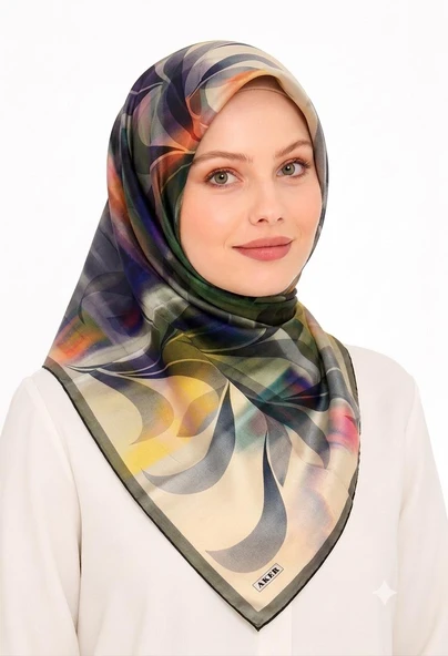 Saf Sura İpek  Eşarp -ASM9043701-311 ürün görseli 1