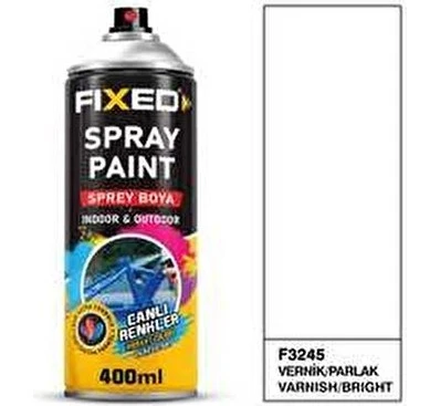 SGS FİXED F3245 Akrilik Vernik Parlak Sprey Boya 400 ml ürün görseli 1