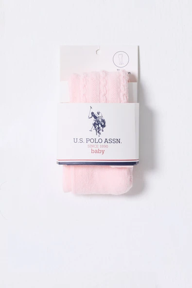 U.S Polo Kız Bebek Külotlu Çorap ürün görseli 1