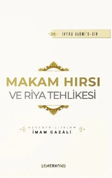 Makam Hırsı ve Riya Tehlikesi ürün görseli 1