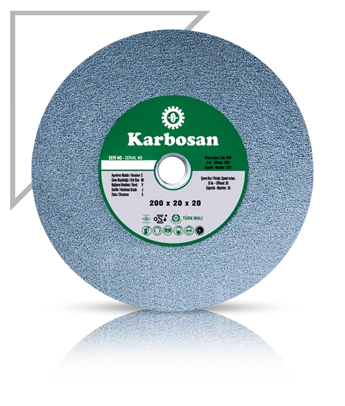 Karbosan SCG Taşlama Taşı 125 x 20 x 20 ürün görseli 1