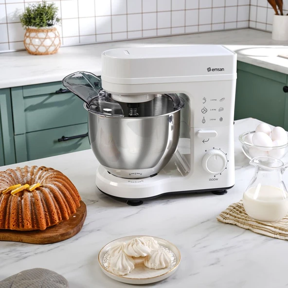 Emsan Maestrochef Stella Hamur Yoğurma Makinesi White 1500W 5l ürün görseli 1