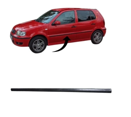 Polo Kapı Çıtası Ön Sol Saten Siyah 1999-2002 6N4853071 B41 ürün görseli 1