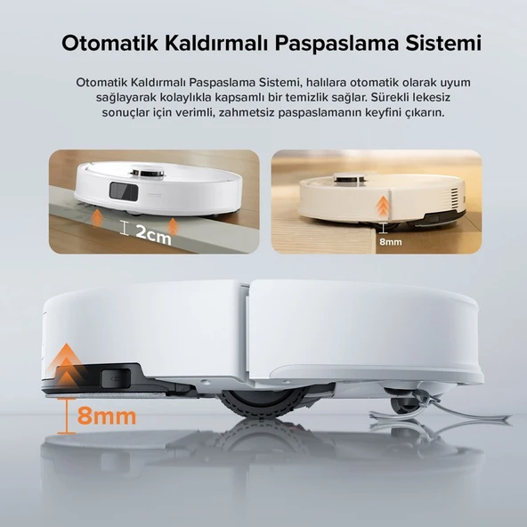 Roborock Q8 Max Pro Akıllı Robot Süpürge - Resim 5