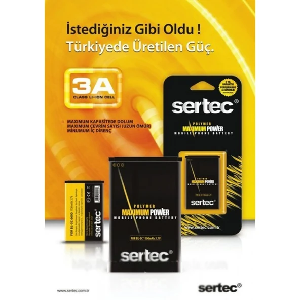 SERTEC - GALAXY NOTE 5 / N920 Uyumlu Batarya ürün görseli 1