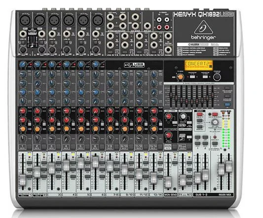 Behringer Xenyx QX1832USB 18 Kanal Mikser-AMBALAJ HASARLI (SIFIR KONDİSYONDA) ürün görseli 1