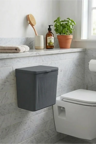 Yapışkanlı Mutfak & Banyo Çöp Kovası Montaj Gerektirmez ürün görseli 1
