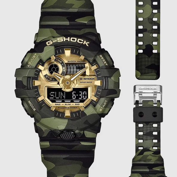 Casio GA-700CMG-3ADR Erkek Kol Saati - Resim 5