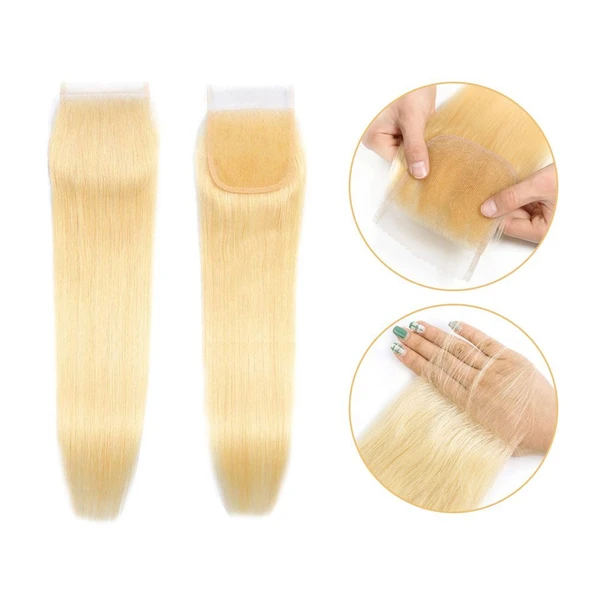 Peruk Tepesi Platin Renk (Closure) 12inch ürün görseli 1