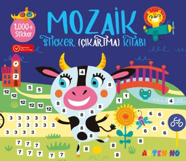 Mozaik Çıkartma Kitabı - Lacivert ürün görseli 1