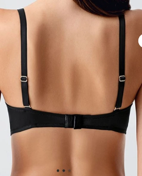 New Bra 1791 Kadın Balensiz Sütyen Siyah ürün görseli 1