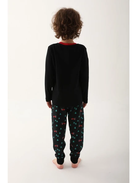 Arnetta 2751-2 Erkek Çocuk Yılbaşı Pijama Takımı ürün görseli 1