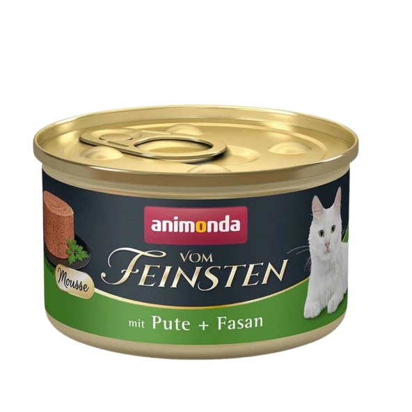 Animonda Vom Feinsten Hindili ve Sülünlü Yetişkin Kedi Konservesi 85 GR ürün görseli 1