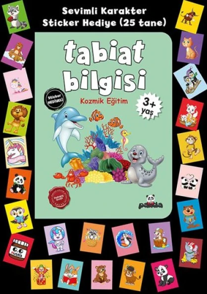 Stickerlı 3+ Yaş Tabiat Bilgisi (Kozmik Eğitim) ürün görseli 1