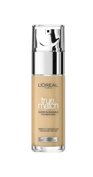 Loreal Paris True Match Fondöten 3D3W Bej Dore Sıcak Alt Ton ürün görseli 1