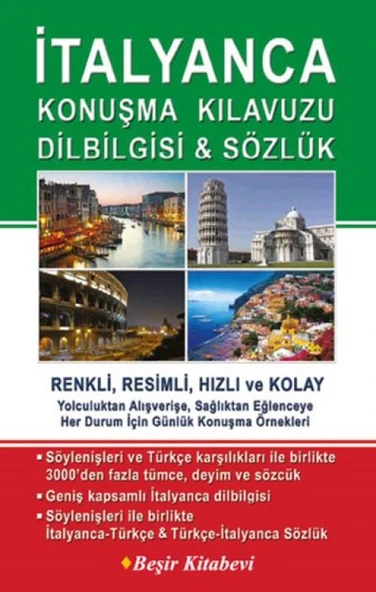 İtalyanca Konuşma Kılavuzu Dilbilgisi - Sözlük ürün görseli 1