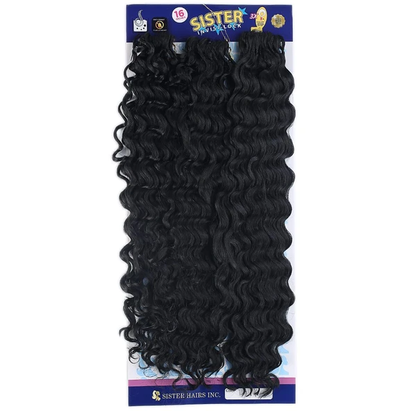 Afro Dalgası /Siyah 1 ürün görseli 1