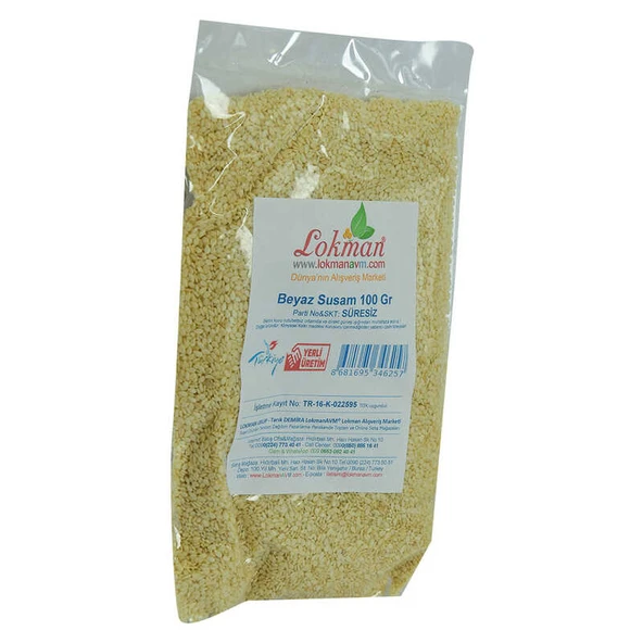 Susam Beyaz 100 Gr Paket - Resim 3