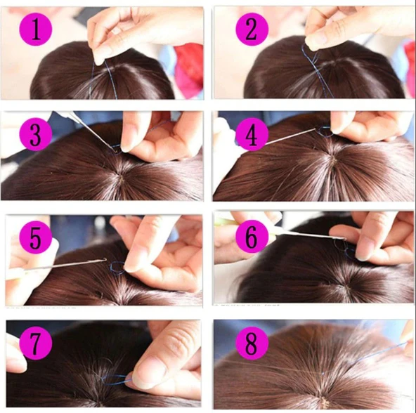 Hair Tinsel / Simi / Yeşil - Resim 3